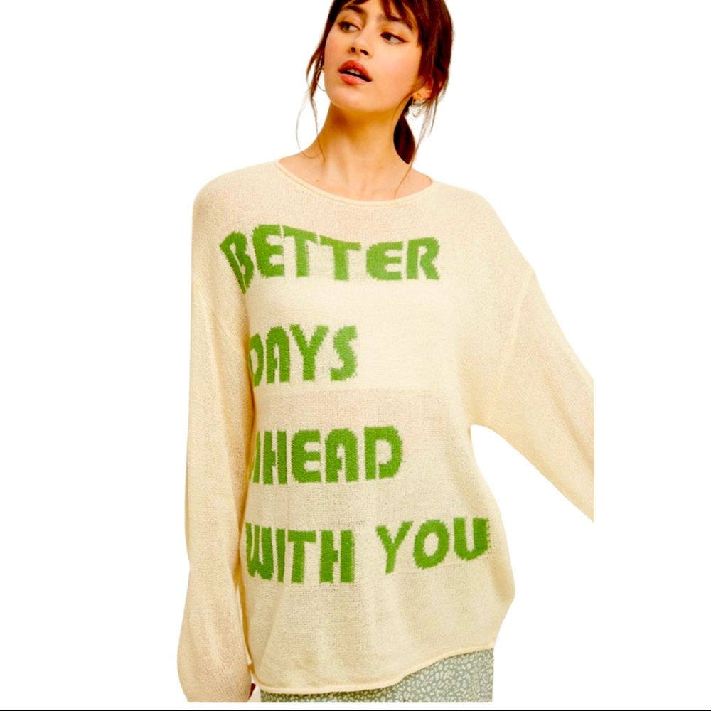 Better Days With You Summer Sweater